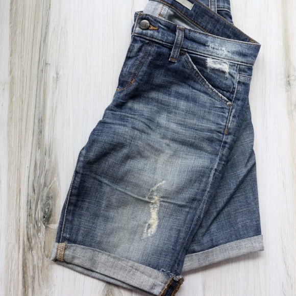 Joe's Jeans Distressed Denim Shorts - Picture 3 of 6